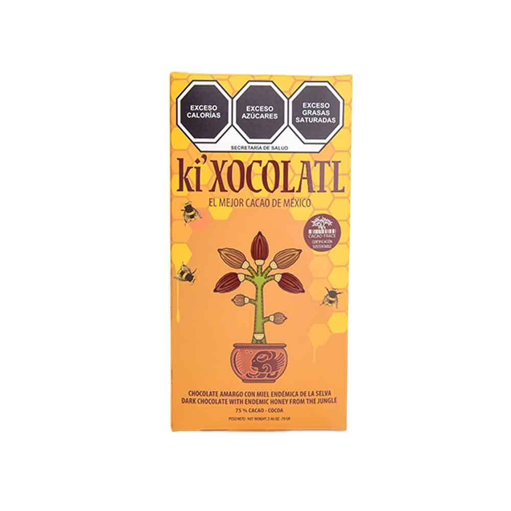 ki'Xocolatl Dark Chocolate with Endemic Jungle Honey