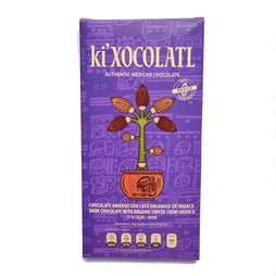 ki'Xocolatl Semi-Bitter Chocolate with Organic Oaxaca Coffee