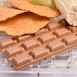 ki'Xocolatl Milk Chocolate Baked Corn Chips Bar