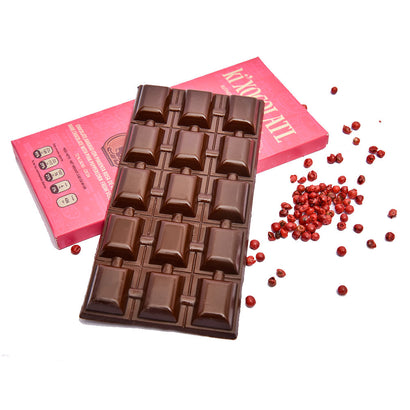 ki'Xocolatl Semi-Bitter Chocolate with Veracruz Pink Peppercorn