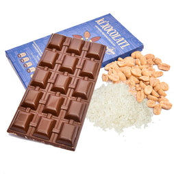 ki'Xocolatl Milk Chocolate with Roasted Peanuts & Quintana Roo Sea Salt