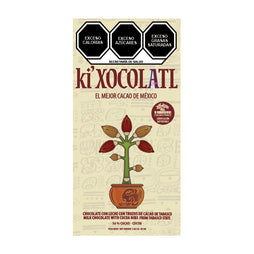 ki'Xocolatl Milk Chocolate with Tabasco Cacao Nibs
