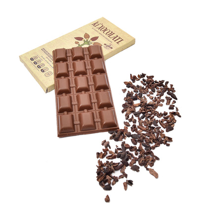 ki'Xocolatl Milk Chocolate with Tabasco Cacao Nibs